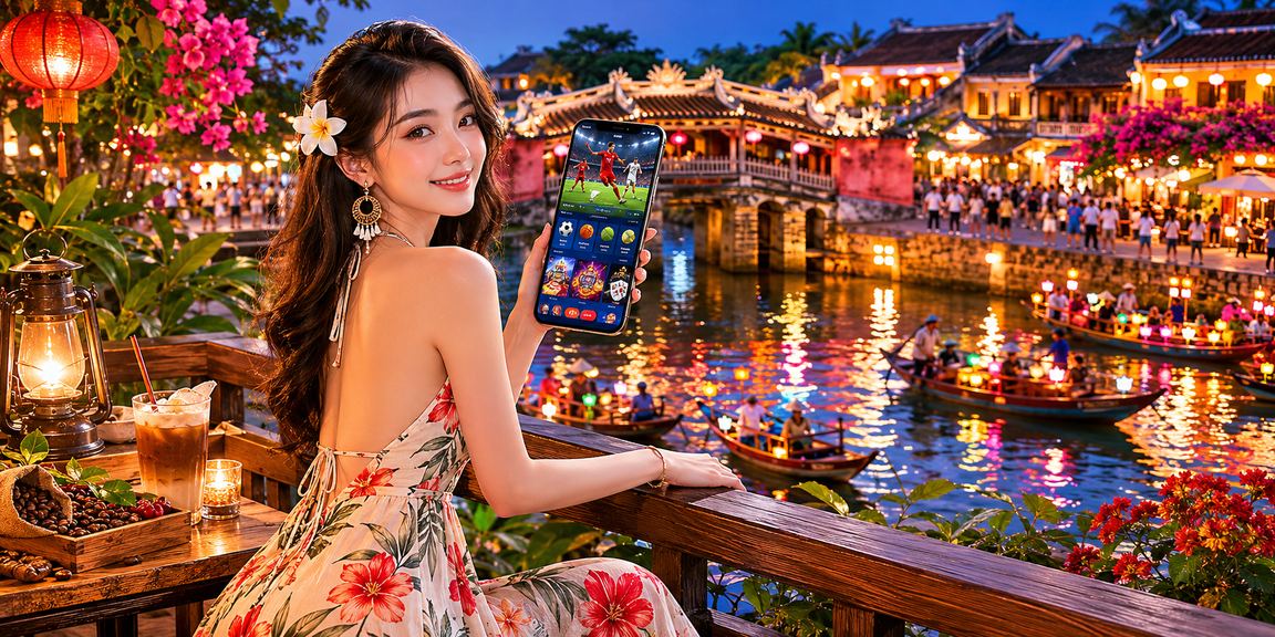 Người dùng Hội An thưởng thức cà phê và đặt cược thể thao trên 4dx buổi sáng